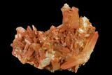 Natural, Red Quartz Crystal Cluster - Morocco #131357-1